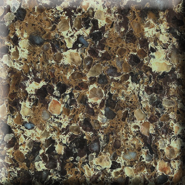 L Shape Kitchen Cabinet Quartz Countertop