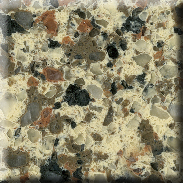 Quartz Stone Floor Tile Customized Size Chinese