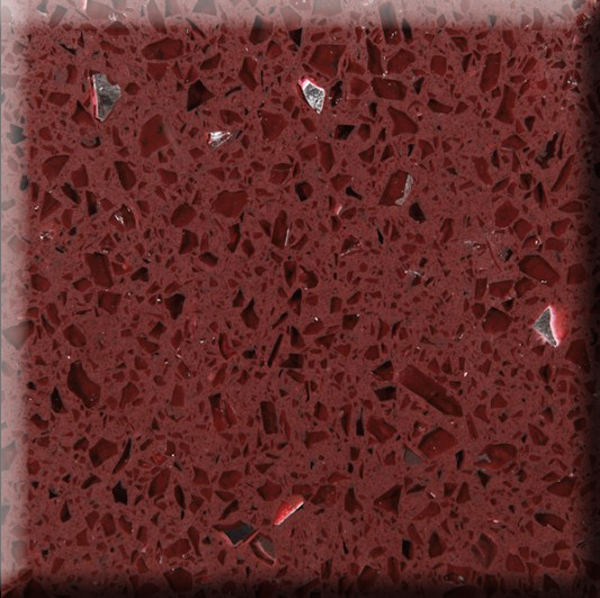 Red Quartz Stone Countertop Chi
