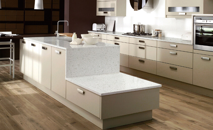 Quartz Stone Kitchen Benchtops NQ2006R Blizzard
