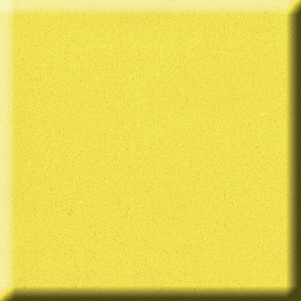 Shiny Yellow Quartz Countertop 