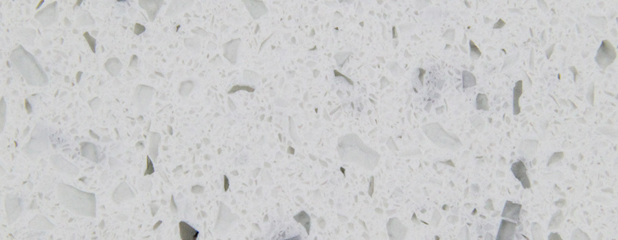 Crystal White Quartz Slab for K